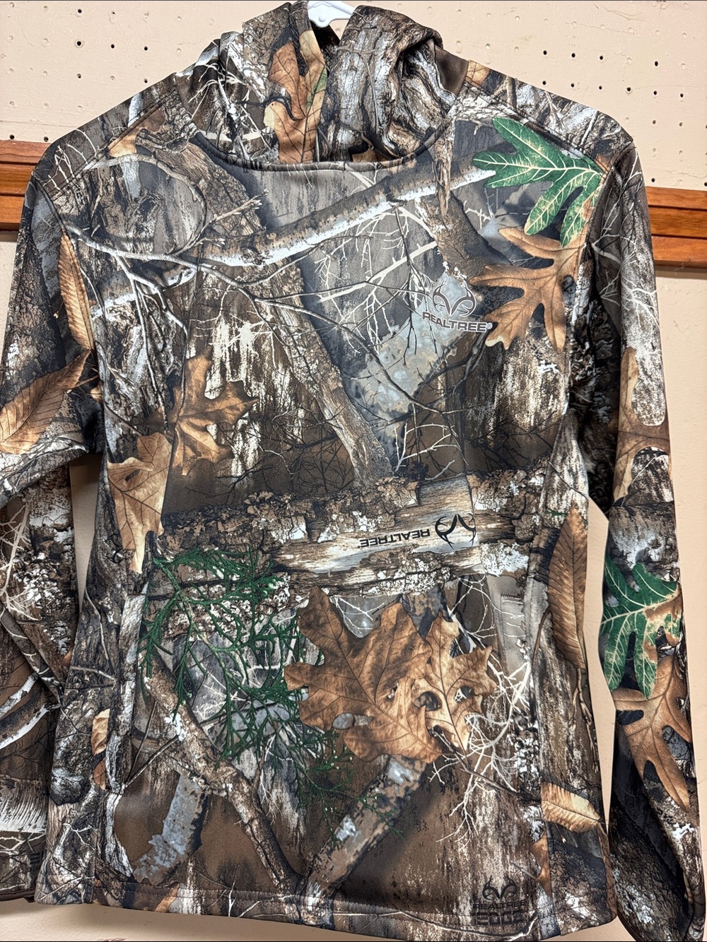 Realtree Camo Hoodie - Brown Green Tan